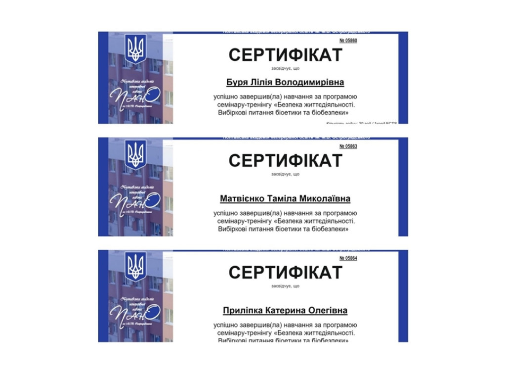 Безпека життєдіяльності - актуальні питання сьогодення