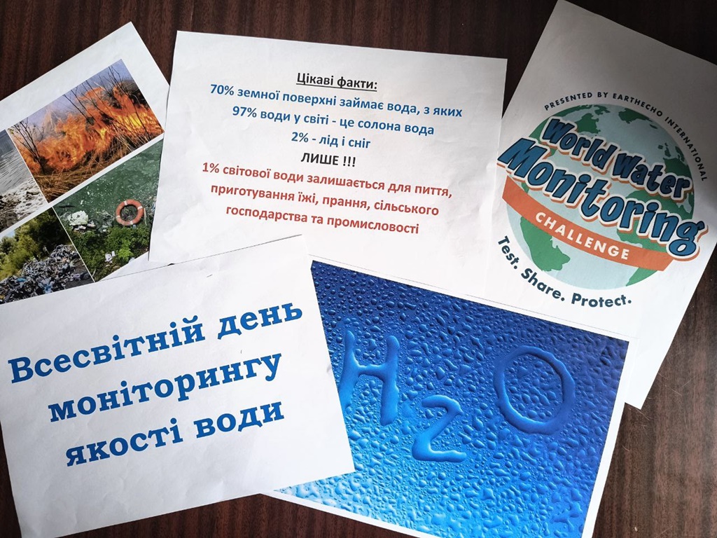Всесвітній день моніторингу якості води / World Water Monitoring Day
