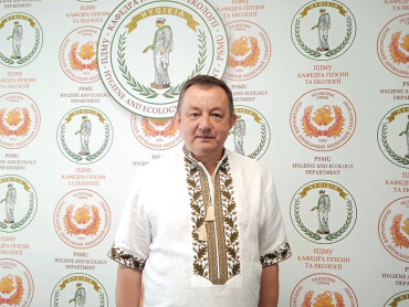 Вітаємо завідувача кафедри гігієни та екології, к.мед.н., доцента Володимира Коршенка  із 60-річчям!